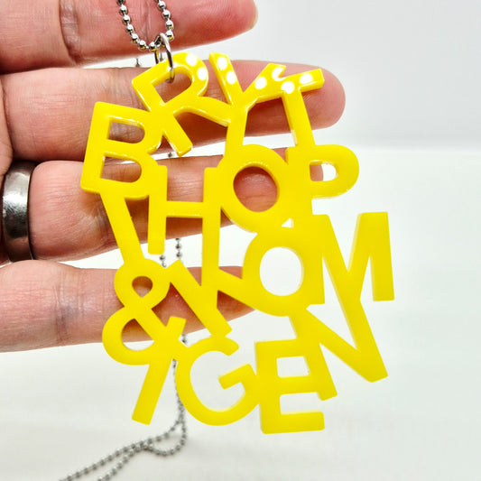 HALSBAND BRYT IHOP & KOM IGEN SUNNY YELLOW