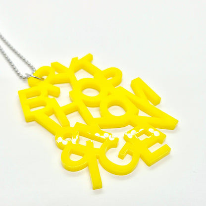 HALSBAND BRYT IHOP & KOM IGEN SUNNY YELLOW
