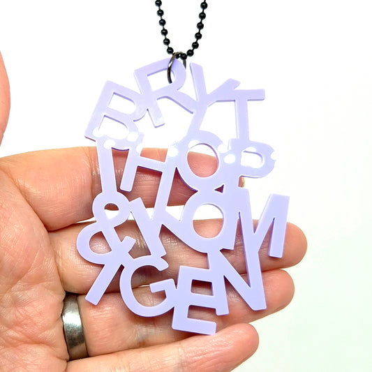 HALSBAND BRYT IHOP & KOM IGEN WARM LILAC
