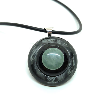 HALSBAND KNAPPAR GRÅ