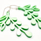 ÖRHÄNGEN BOTANICS METALLIC PALE GREEN