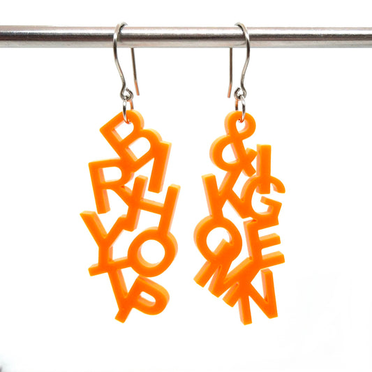 ÖRHÄNGEN BRYT IHOP & KOM IGEN RETRO ORANGE