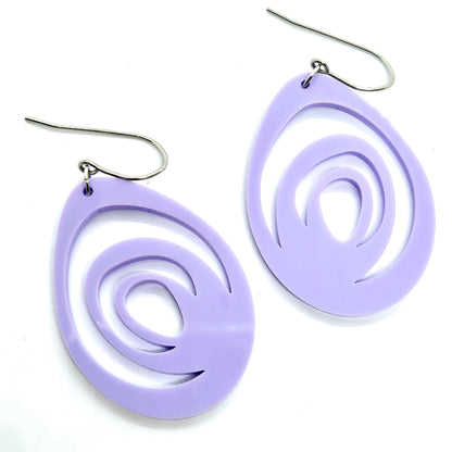 ÖRHÄNGEN EGGS WARM LILAC