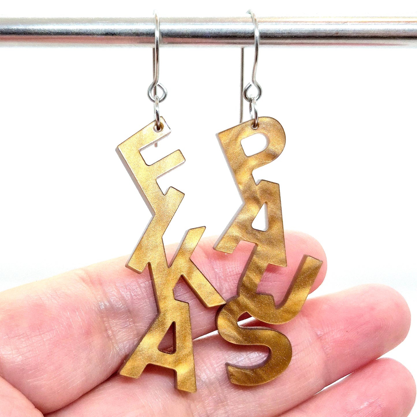 ÖRHÄNGEN FIKAPAUS BRONZE BROWN