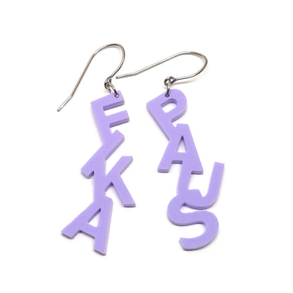 ÖRHÄNGEN FIKAPAUS WARM LILAC
