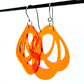 ÖRHÄNGEN LOOPS CLEAR ORANGE