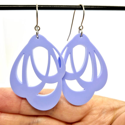 ÖRHÄNGEN LOOPS DUSTY LILAC