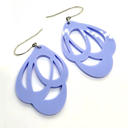 ÖRHÄNGEN LOOPS DUSTY LILAC