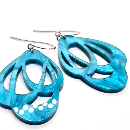 ÖRHÄNGEN LOOPS LUSH TURQUOISE