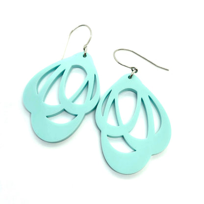 ÖRHÄNGEN LOOPS MINTY GREEN