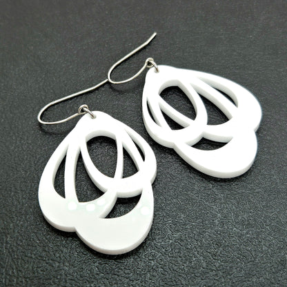 ÖRHÄNGEN LOOPS PLAIN WHITE