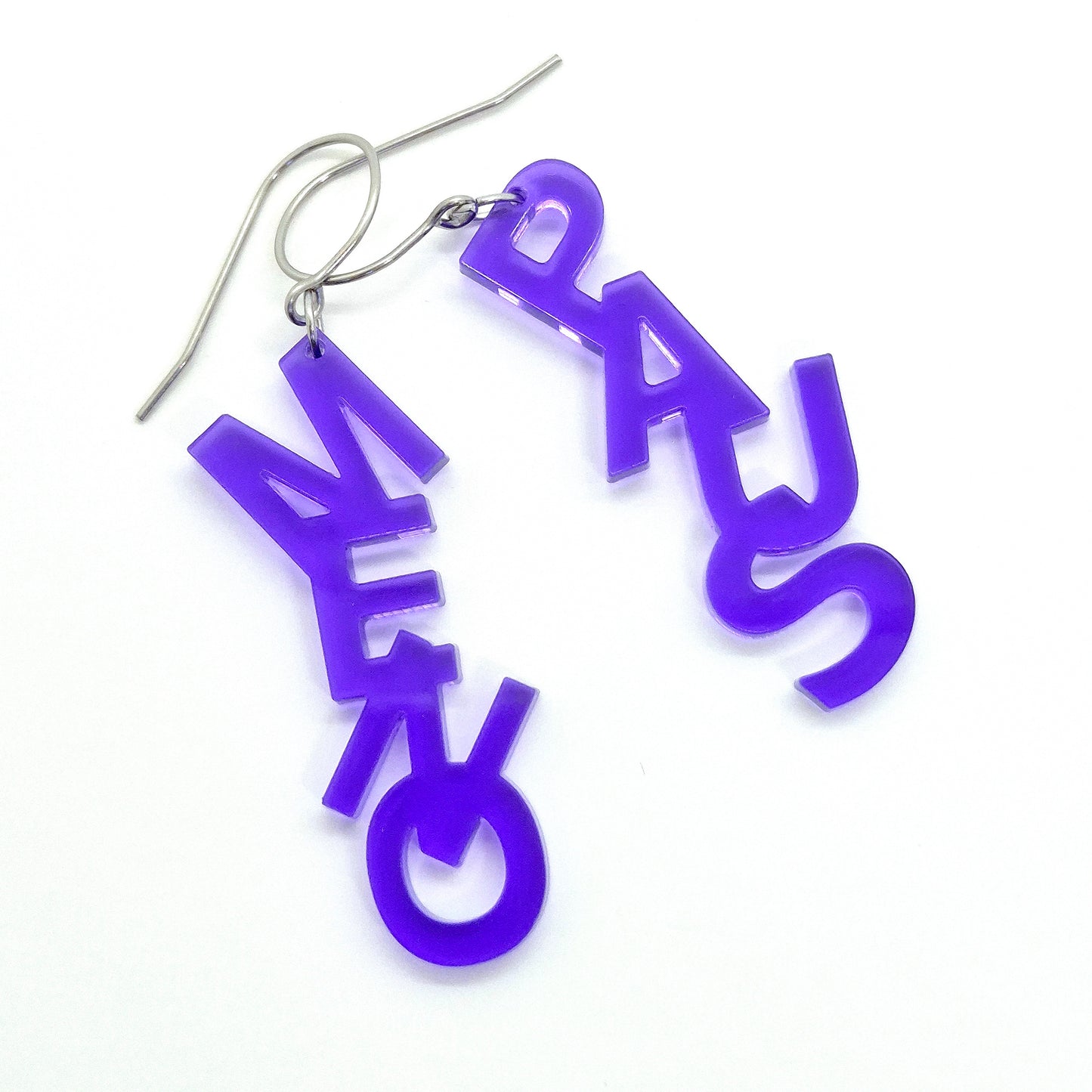 ÖRHÄNGEN MENOPAUS CLEAR LILAC