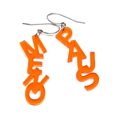 ÖRHÄNGEN MENOPAUS CLEAR ORANGE