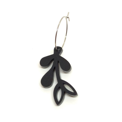 ÖRHÄNGE MINI BOTANICS HÖGER BLACK VELVET