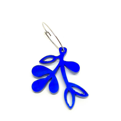 ÖRHÄNGE MINI BOTANICS HÖGER COBALT BLUES
