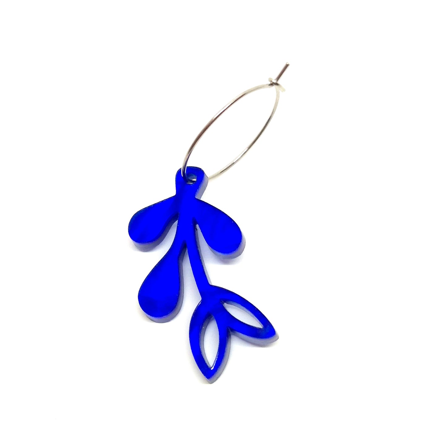 ÖRHÄNGE MINI BOTANICS HÖGER COBALT BLUES