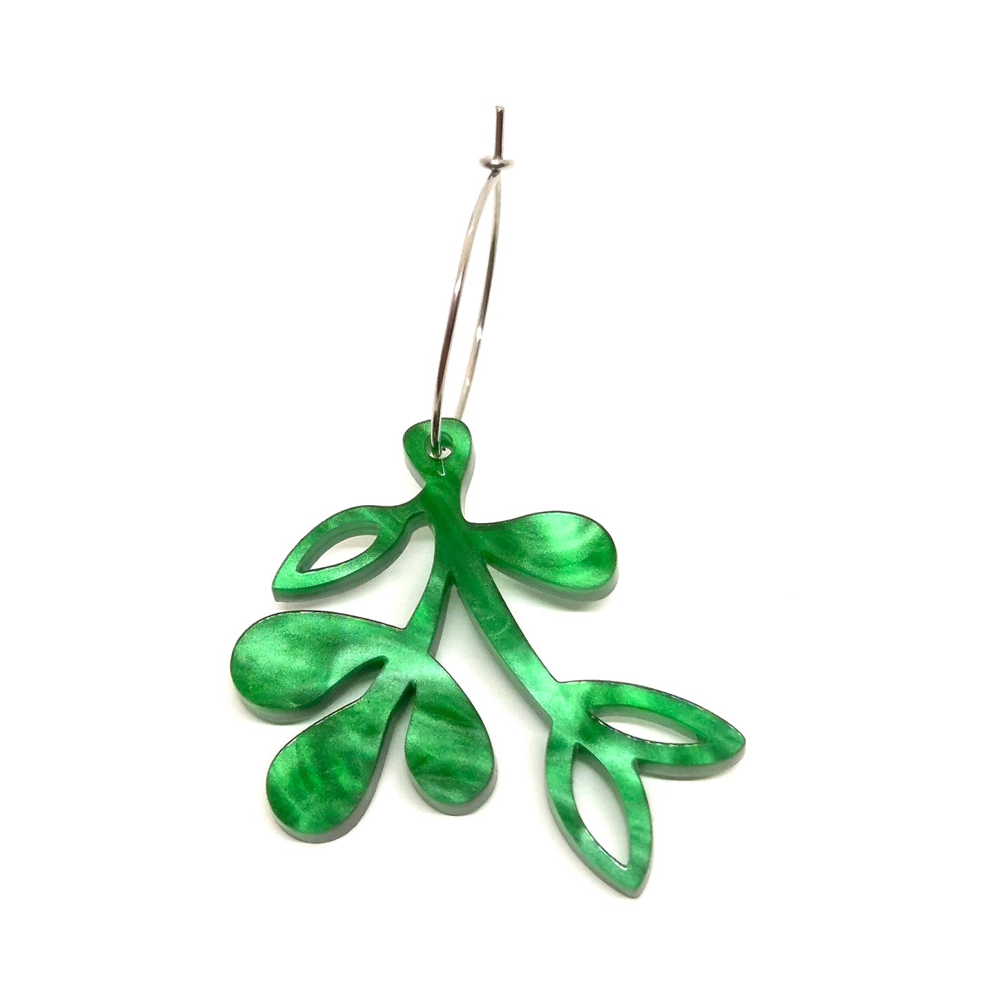 ÖRHÄNGE MINI BOTANICS HÖGER FOREST JADE