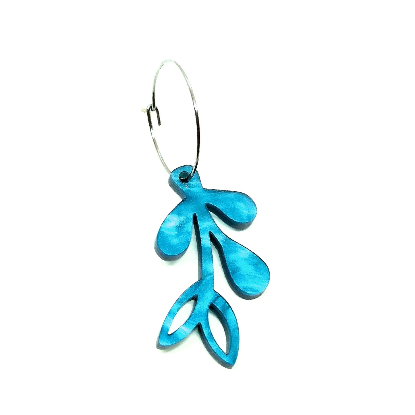ÖRHÄNGE MINI BOTANICS VÄNSTER LUSH TURQUOISE