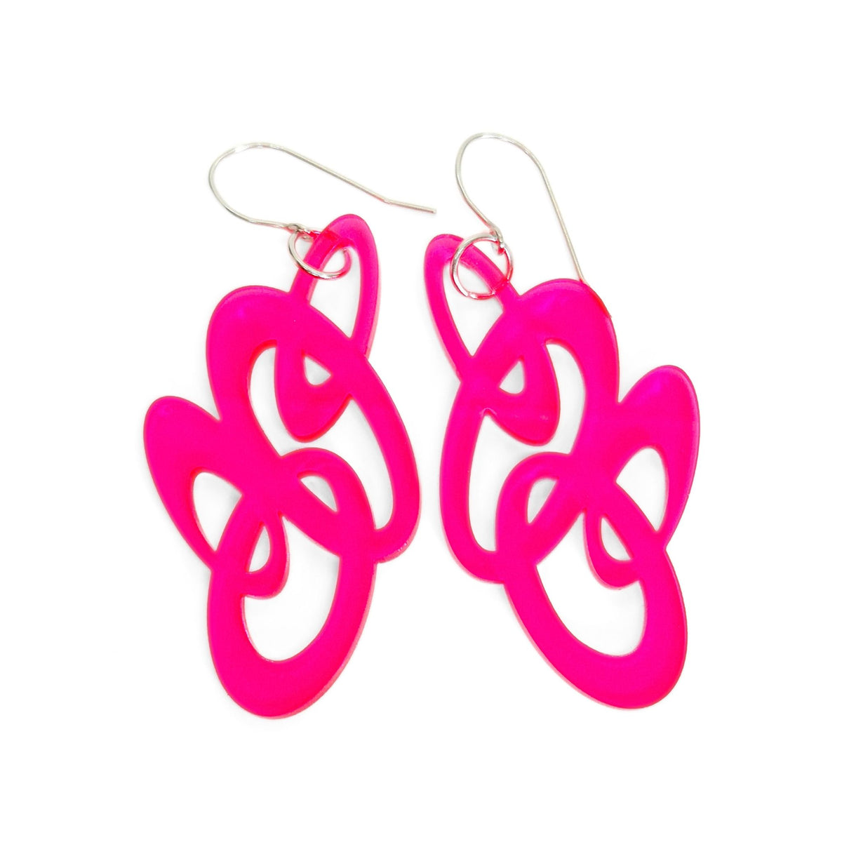 ÖRHÄNGEN ORBIT COLD PINK NEON