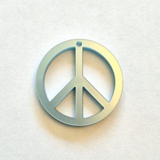 IMAGINE PEACEMÄRKE METALLIC ICE BLUE