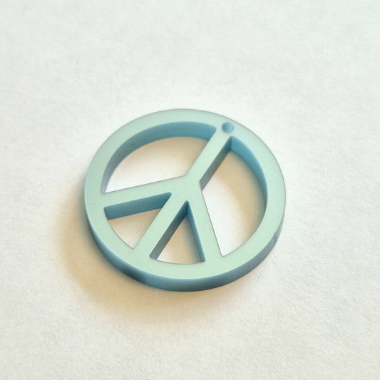 IMAGINE PEACEMÄRKE METALLIC ICE BLUE