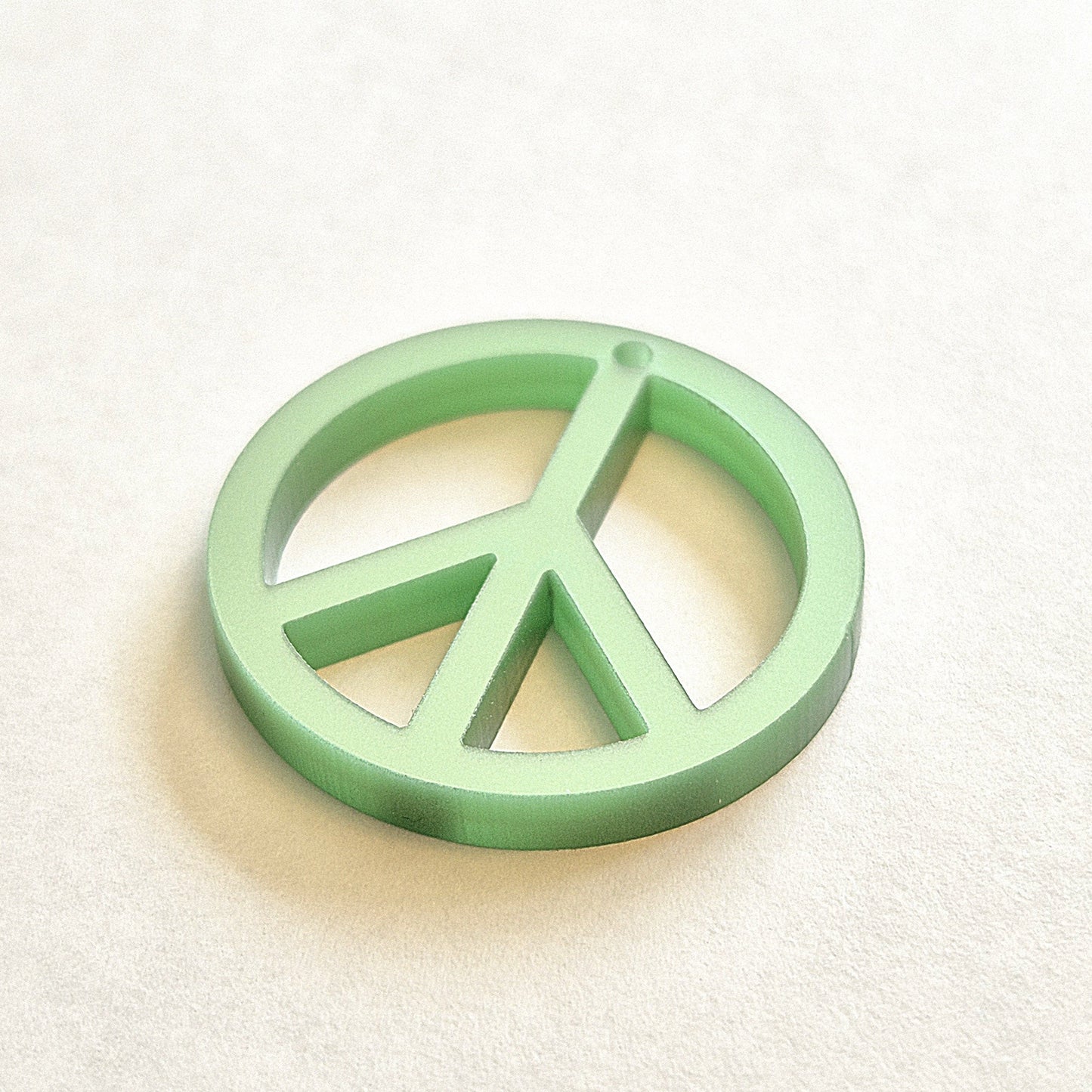 IMAGINE PEACEMÄRKE METALLIC PALE GREEN