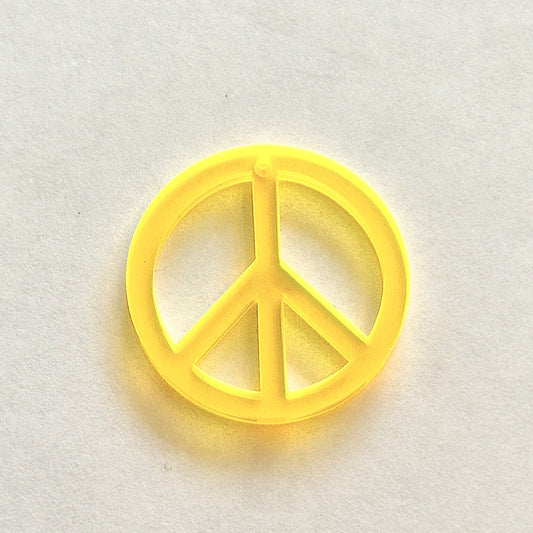 IMAGINE PEACEMÄRKE WARM YELLOW NEON