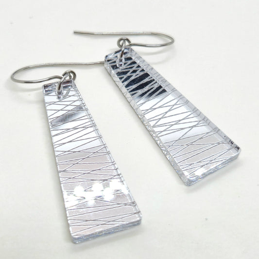 ÖRHÄNGEN SKETCH SILVER MIRROR