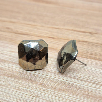 ÖRHÄNGEN KNAPPAR METALLISKA