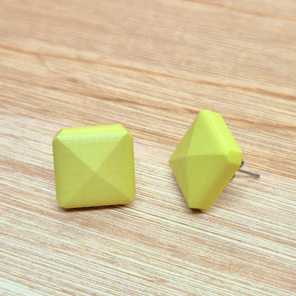 ÖRHÄNGEN KNAPPAR LJUSGRÖNA