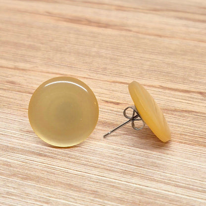 ÖRHÄNGEN KNAPPAR GULA