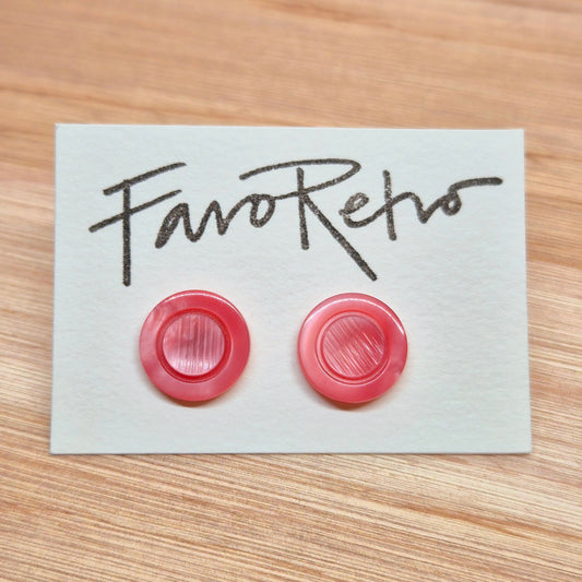 ÖRHÄNGEN KNAPPAR ROSA