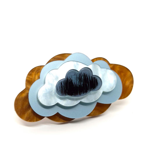 RING IN THE CLOUDS BRUN BLÅ