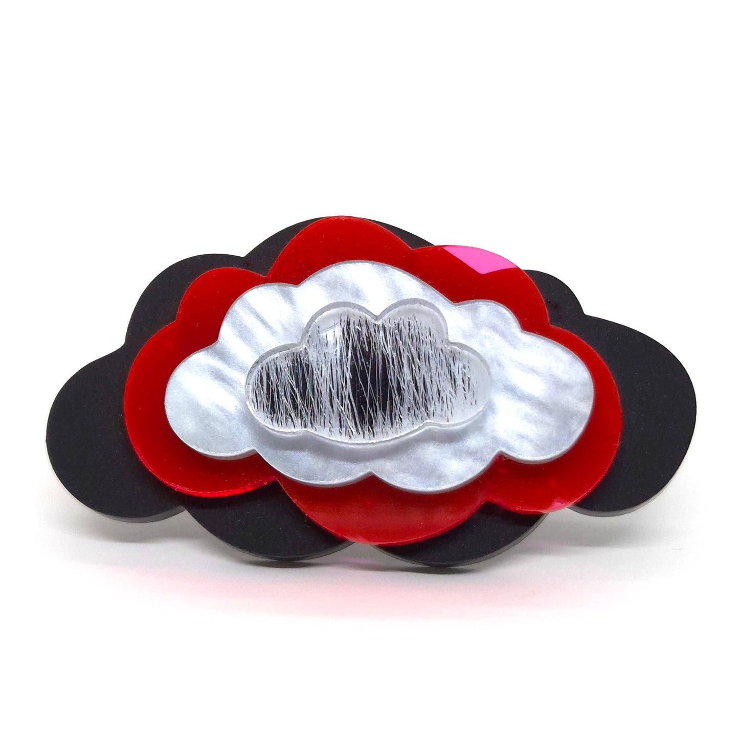 RING IN THE CLOUDS NEON SILVER