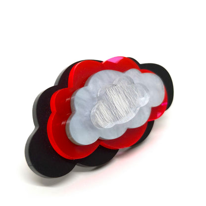 RING IN THE CLOUDS NEON SILVER