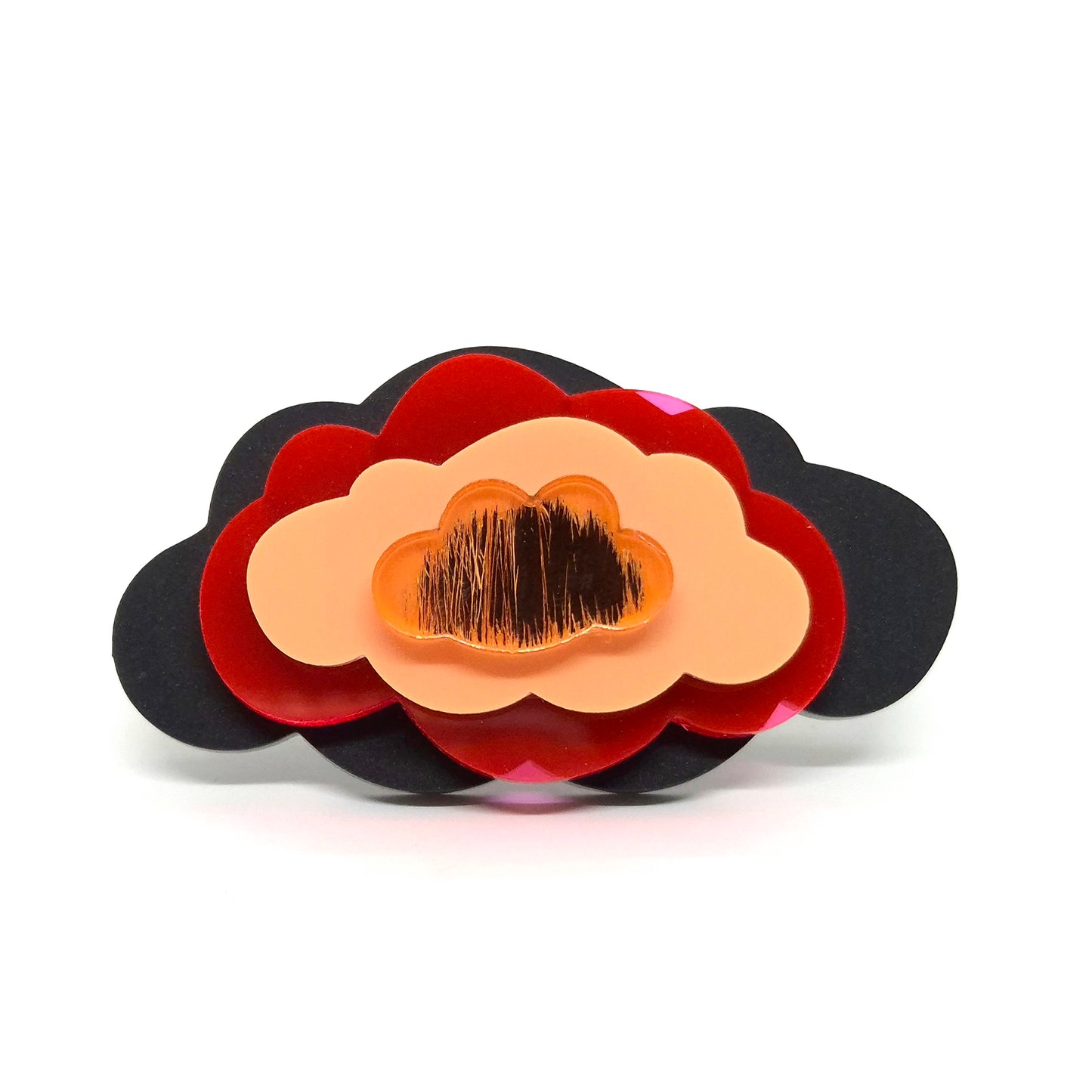 RING IN THE CLOUDS SVART PERSIKA