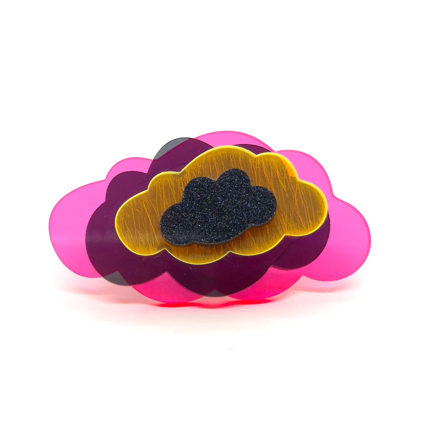 RING IN THE CLOUDS SVART NEON