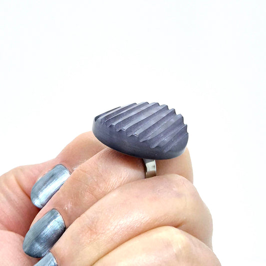 RING KNAPPAR GRÅ RÄNDER