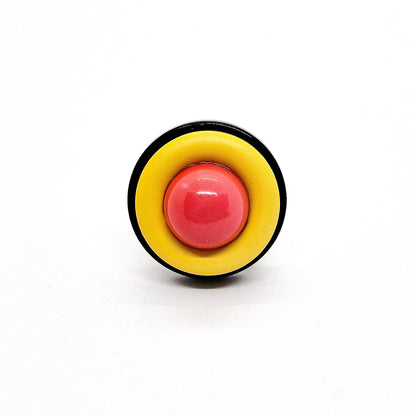 RING KNAPPAR RÖD & GUL