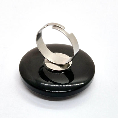 RING KNAPPAR BLÅ RUTOR