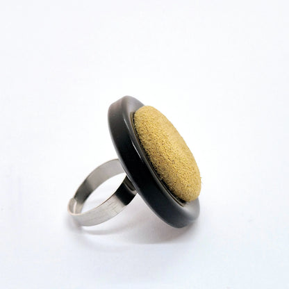 RING KNAPPAR LJUSBRUN MOCKA