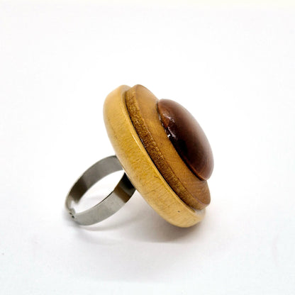 RING KNAPPAR TRISS I TRÄ