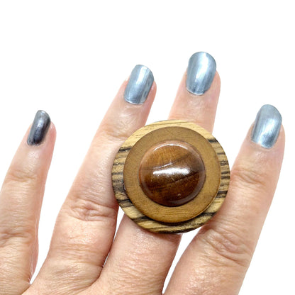 RING KNAPPAR TRISS I TRÄ