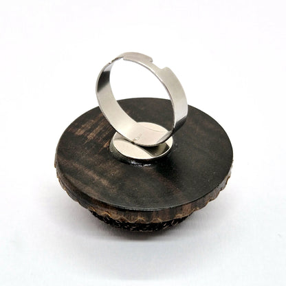 RING KNAPPAR TRÄ & TYG