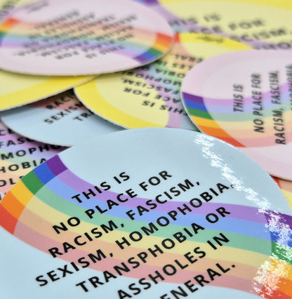 STICKER - THIS IS NO PLACE - ROSA