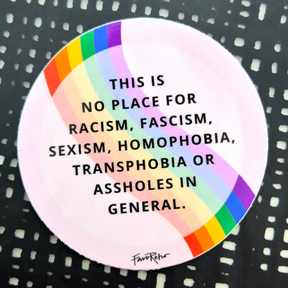 STICKER - THIS IS NO PLACE - ROSA